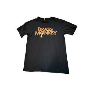 Vintage Brass Monkey Strain T-Shirt With Leaf TShirt Size Mens Medium